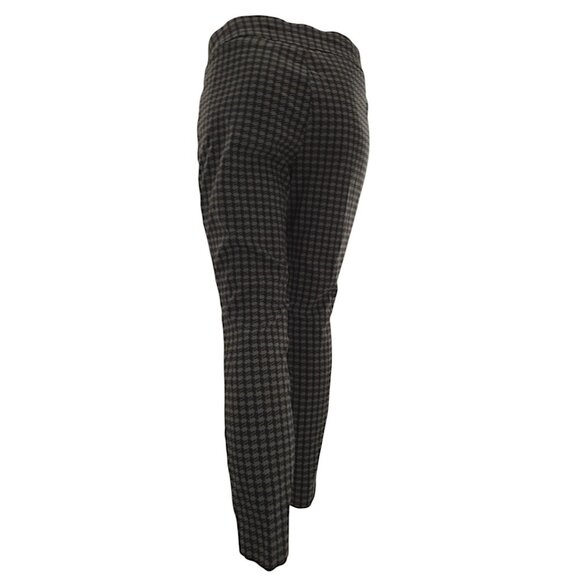 PREMISE Studio Houndstooth Black Gray Pants Dark Academia Officecore Chic Size M - Picture 6 of 11